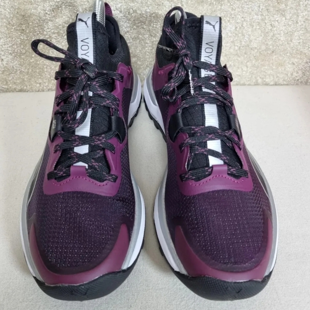 Puma Voyage Nitro Trainer Womens Size 6 Trail Running Purple Black White - Picture 5 of 8